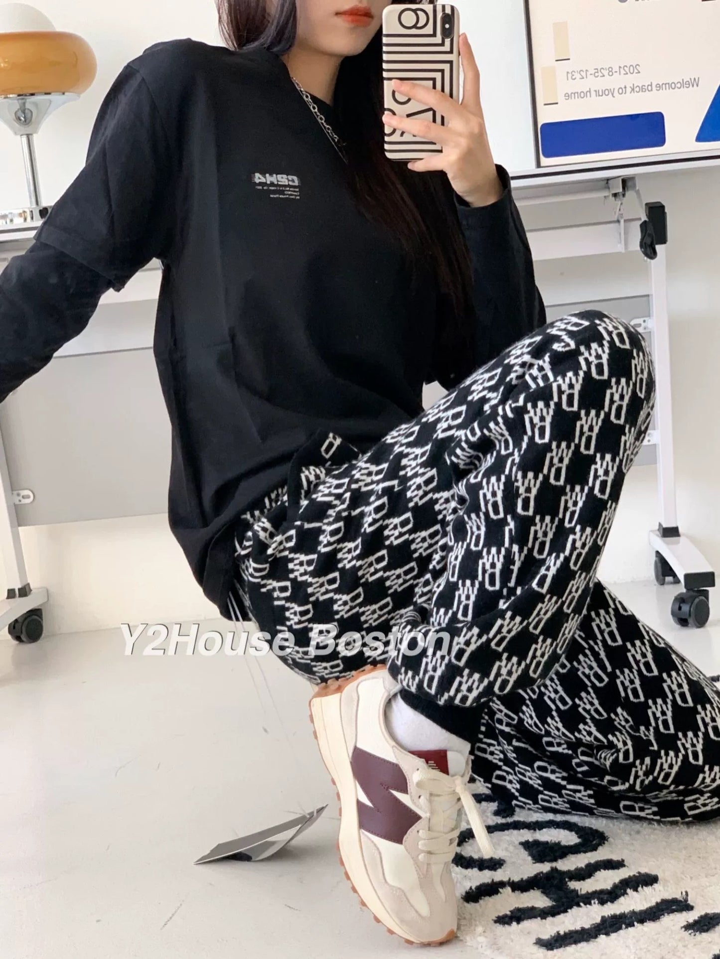 Logo Knit JQD Trouser