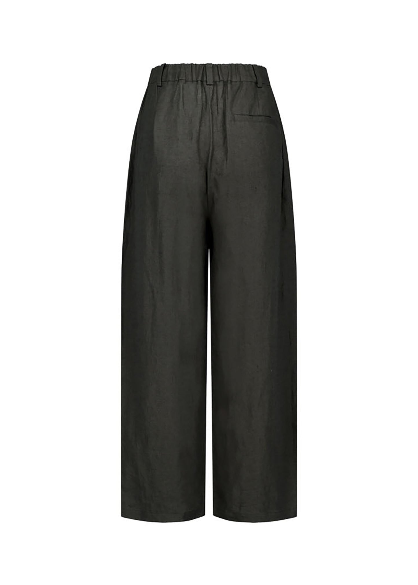 Linen Two Tuck Wide Pants