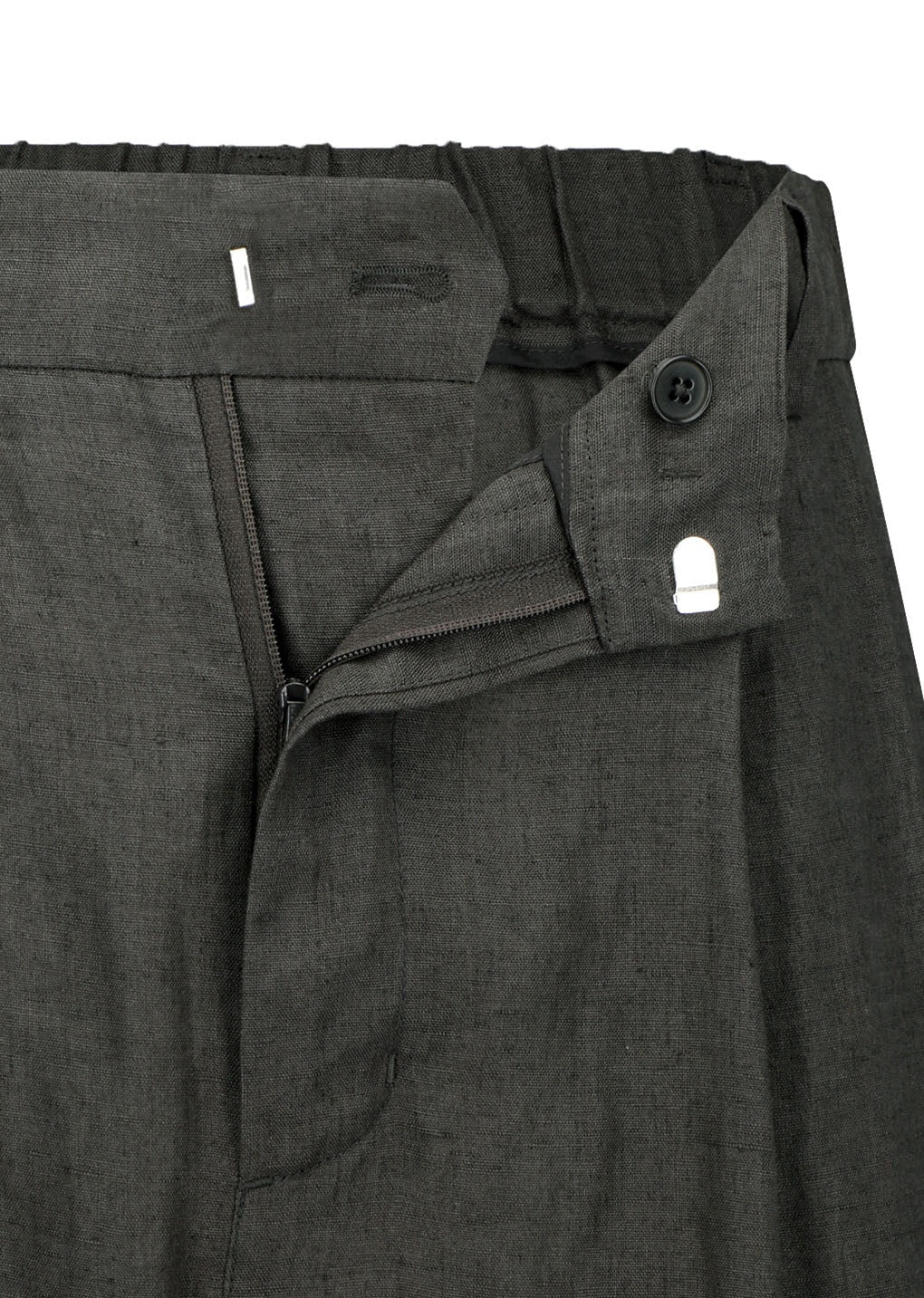 Linen Two Tuck Wide Pants