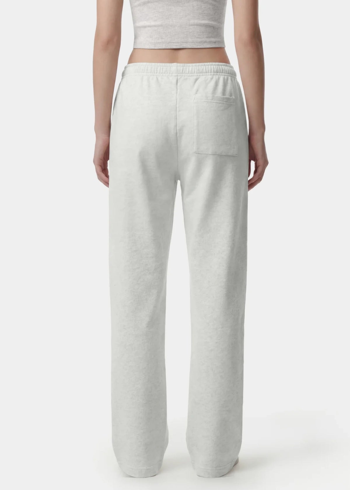 Logo Embroidered Wide Sweatpants