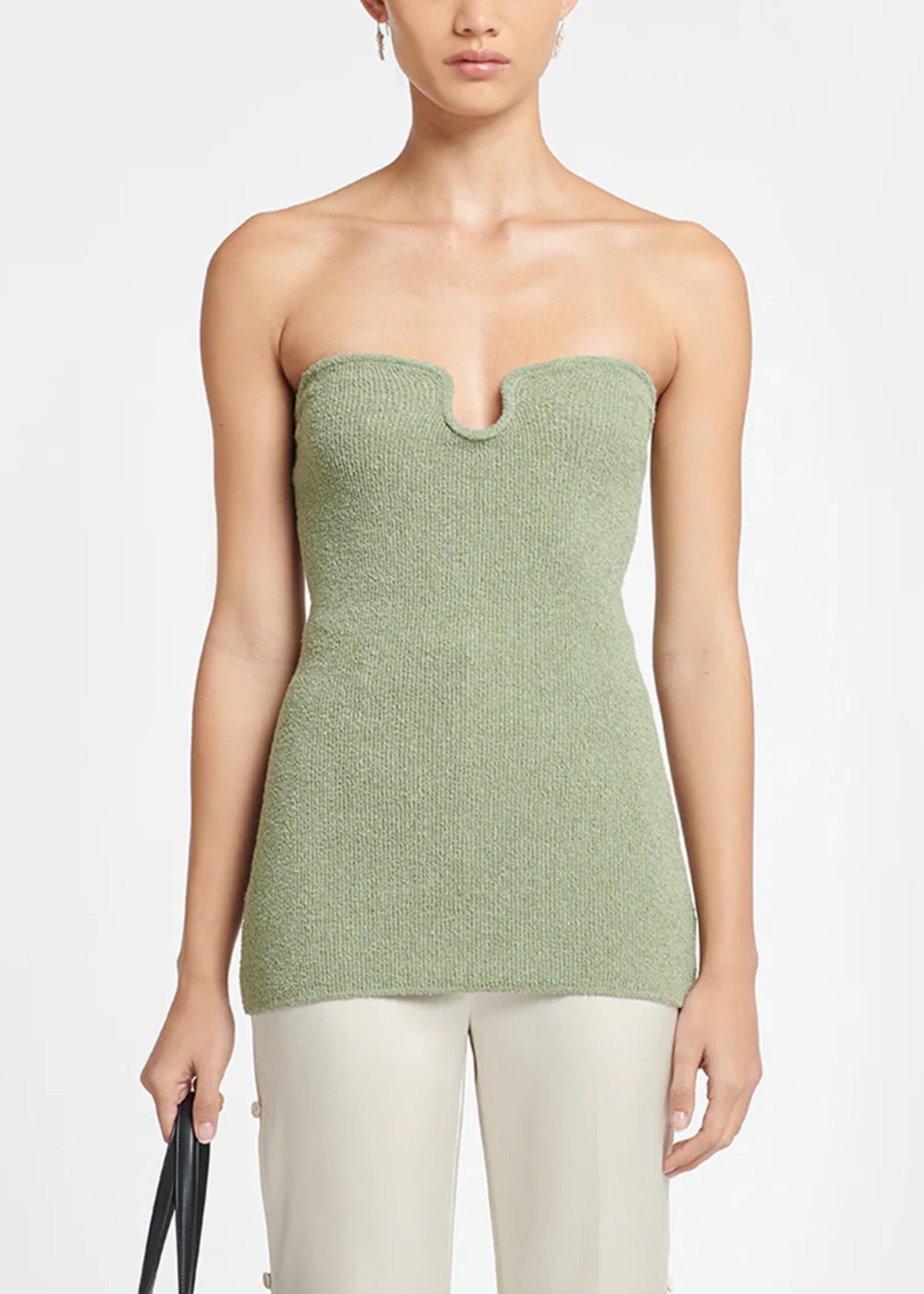 Zessa Terry-knit Bandeau Top