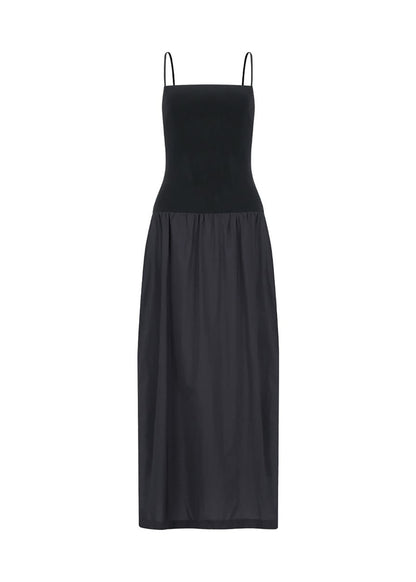 Nylon Knit Maxi Dress