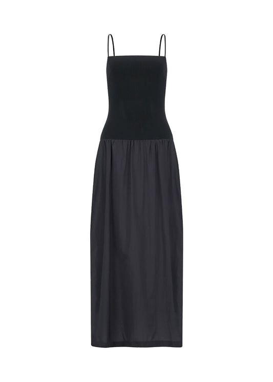 Nylon Knit Maxi Dress