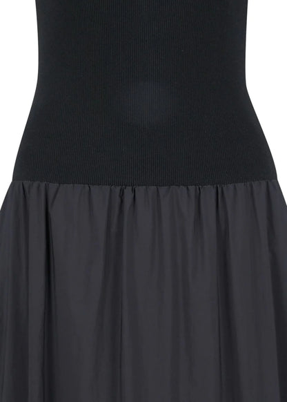 Nylon Knit Maxi Dress