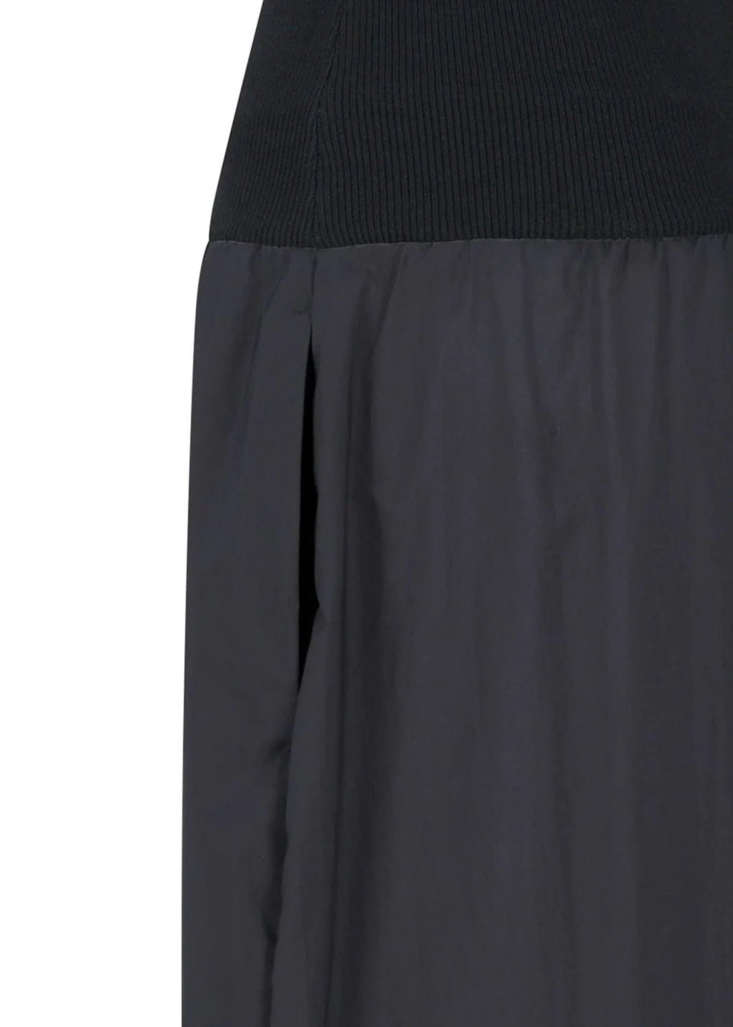 Nylon Knit Maxi Dress