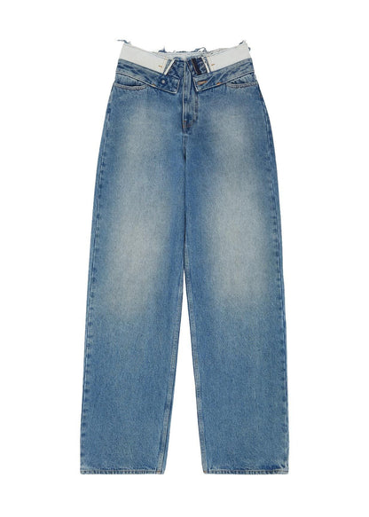 Straight-leg Jeans