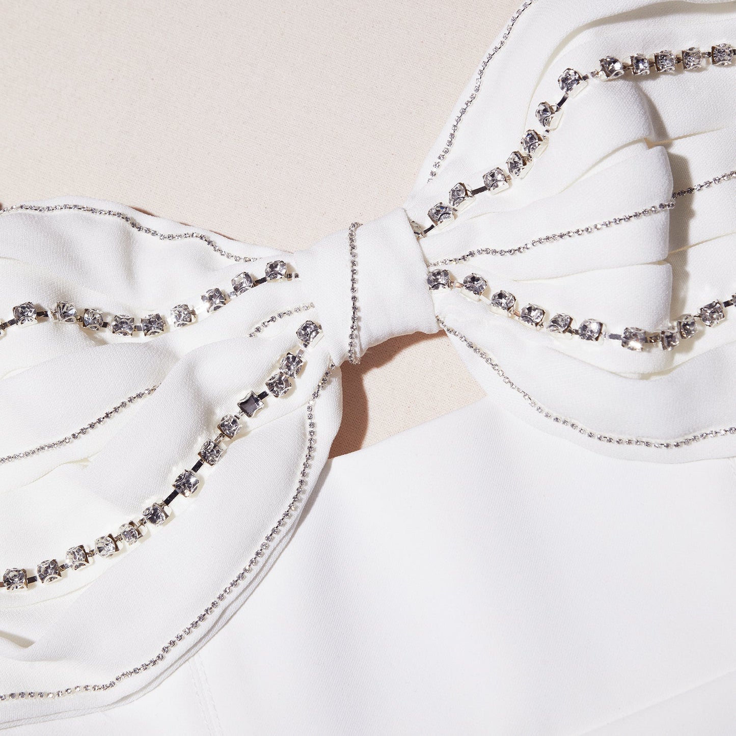 Diamante Bust Mini Dress