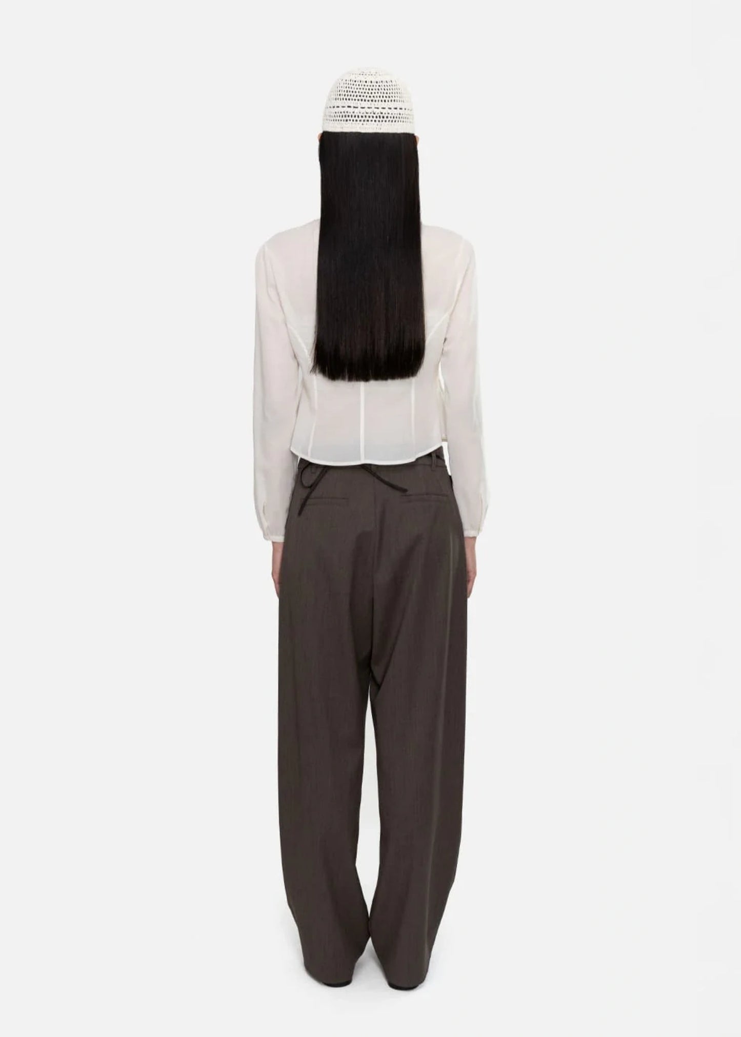 Pintuck Slim Shirt