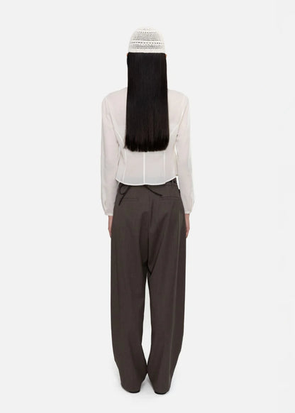 Pintuck Slim Shirt
