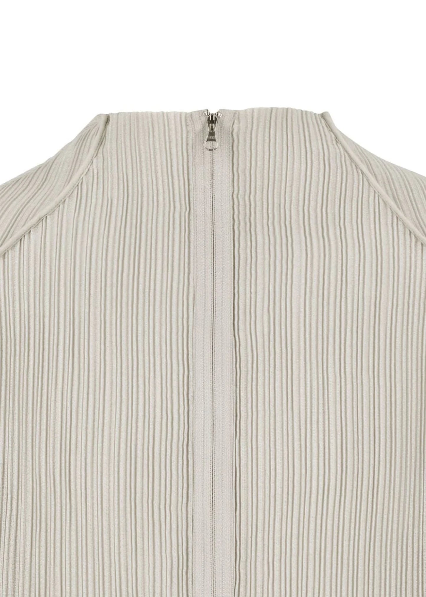 Pleats Zip Up Jumper