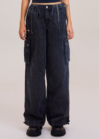 Rage-wild Origin Handcraft Loose Para Pants