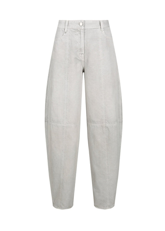 Balloon Fit Denim Pants