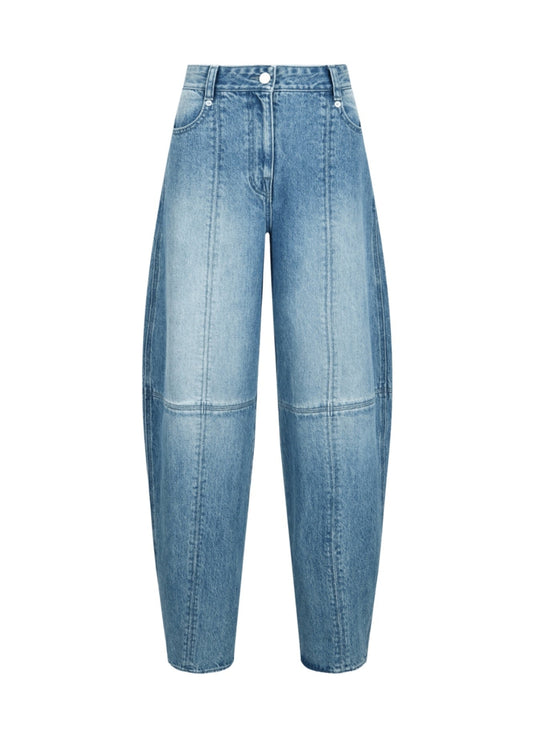 Balloon Fit Denim Pants