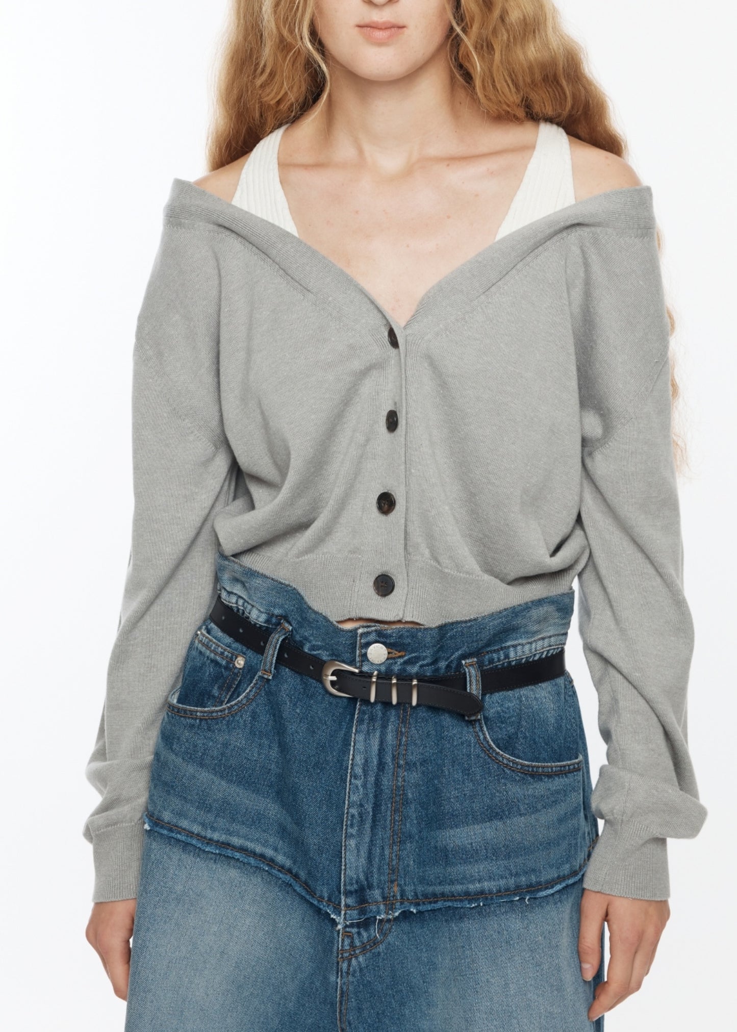 Off Shoulder Cardigan