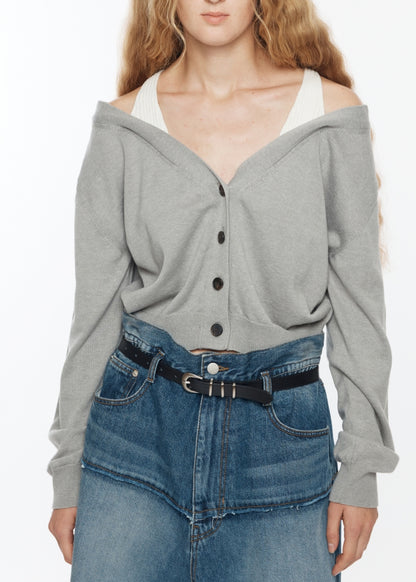 Off Shoulder Cardigan