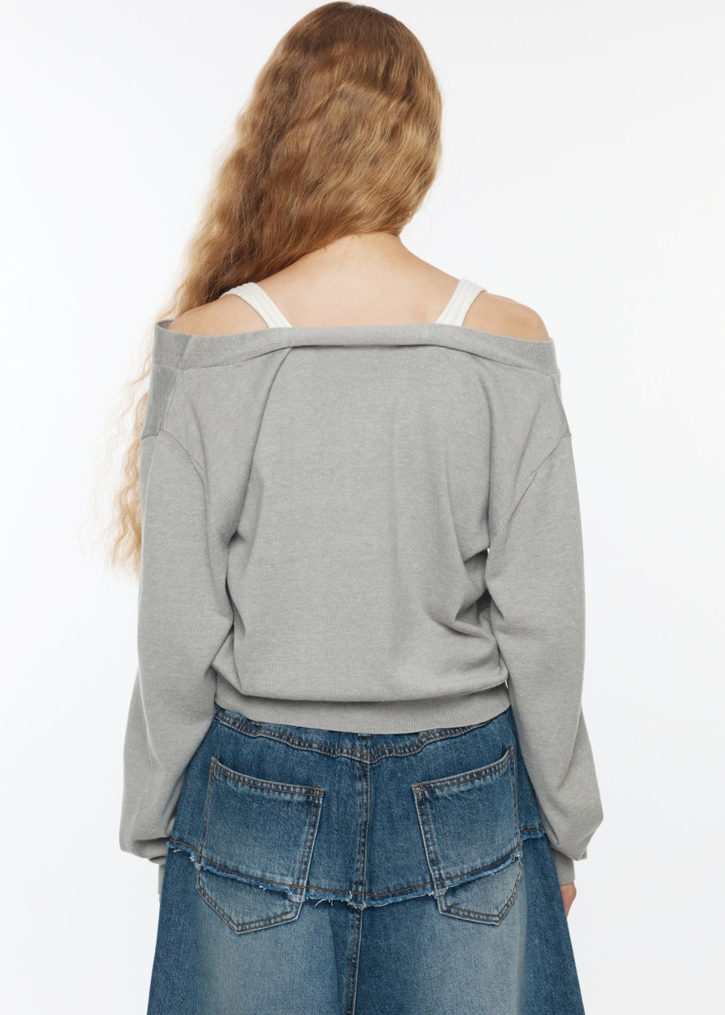 Off Shoulder Cardigan