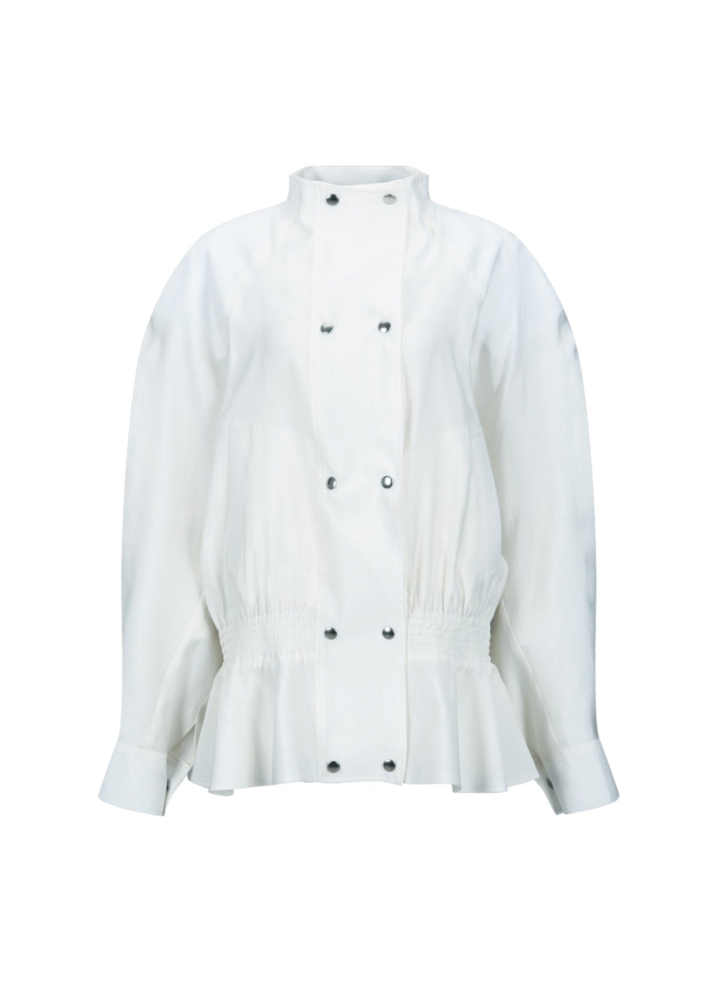 Double-breasted Peplum Jacket