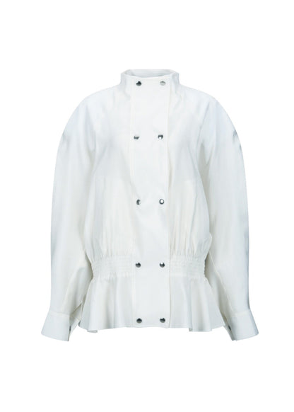 Double-breasted Peplum Jacket