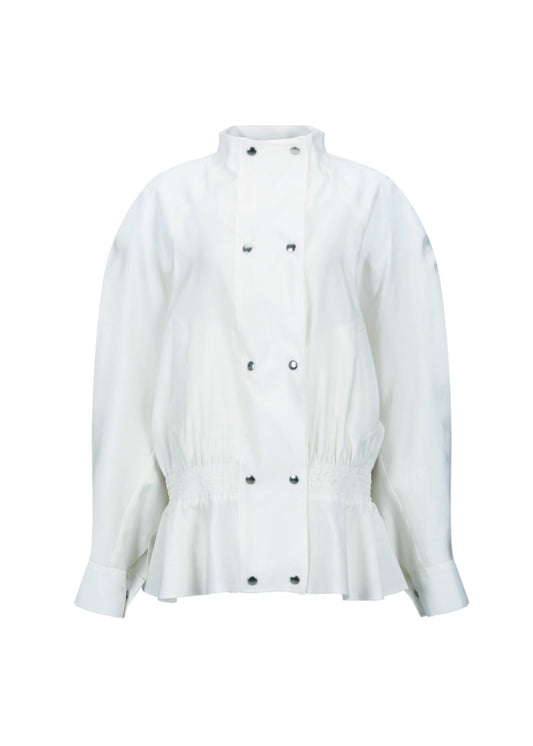 Double-breasted Peplum Jacket