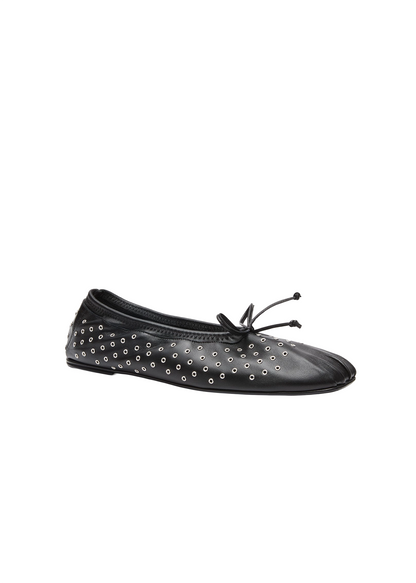 Gathered Ballet Flats