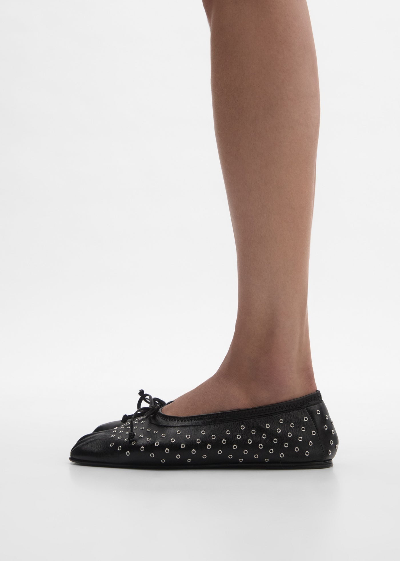 Gathered Ballet Flats