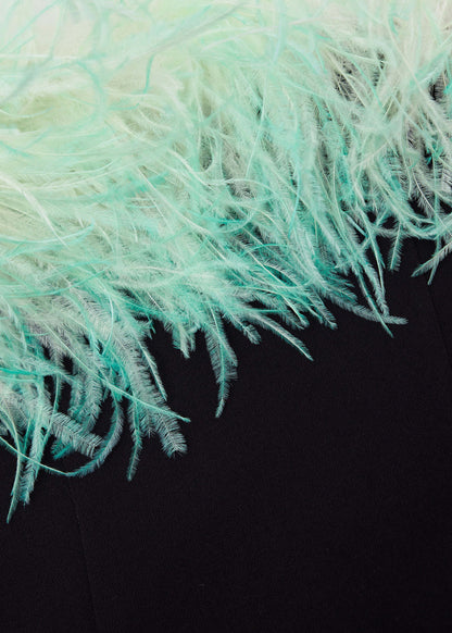 Feather Mini Dress
