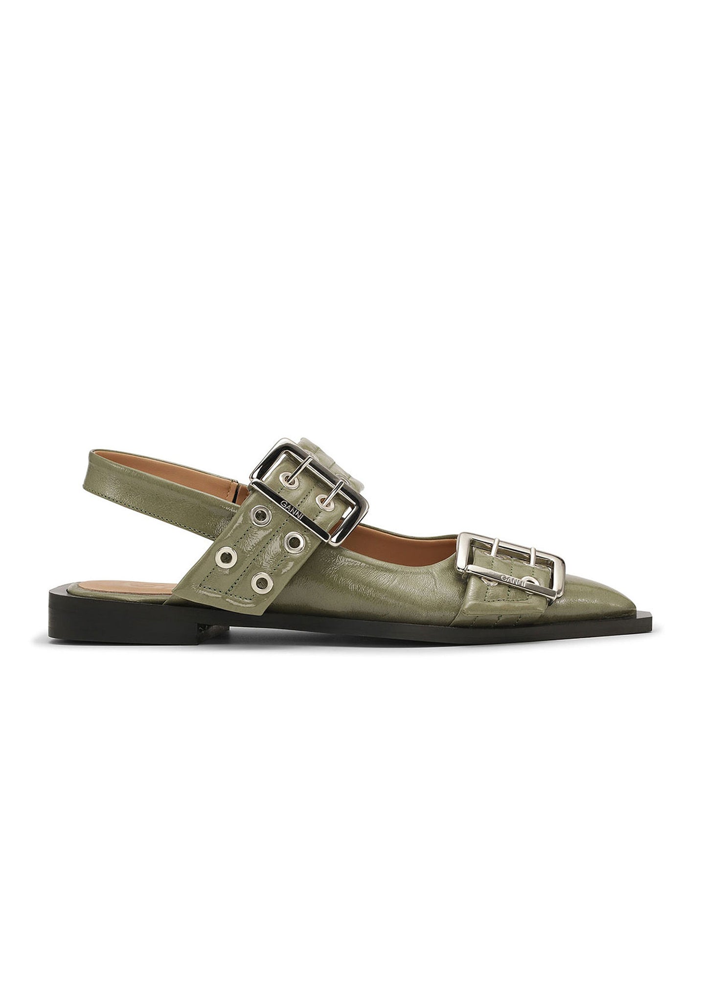 Feminine Buckle Ballerinas