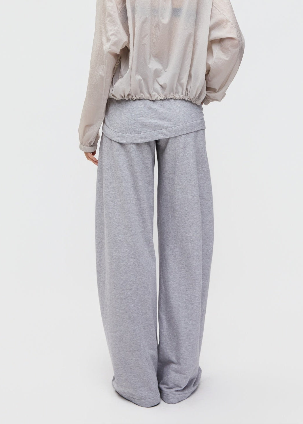 Asymmetrical Skirt Sweatpants