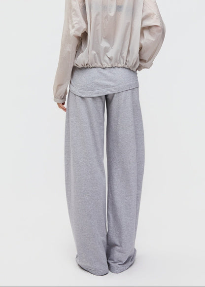 Asymmetrical Skirt Sweatpants