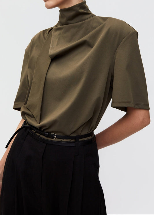 Tie-Neck T-shirt
