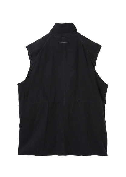 Sleeveless Pocket Vest Dress