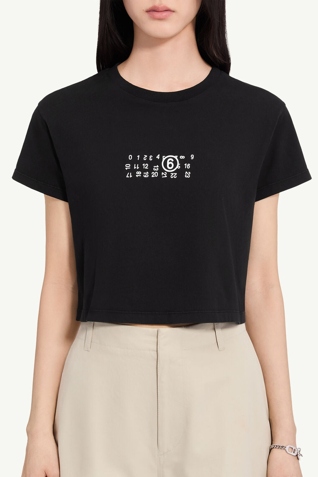 Flipped-print Overdyed T-shirt