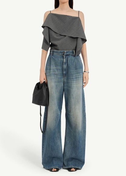 Wide-leg Jeans