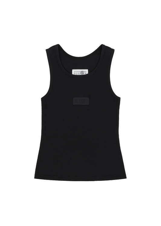 Ribbed Jersey Tank Top