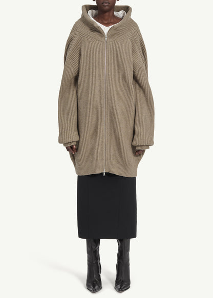 Ribbed Knit Cardigan