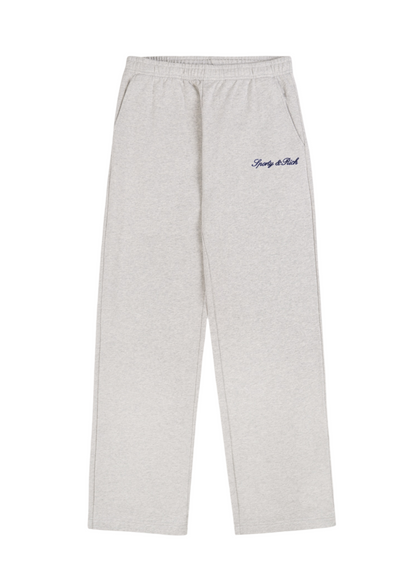 Logo Embroidered Wide Sweatpants