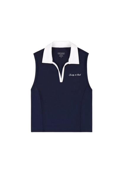 Signature Logo Sports Polo Vest