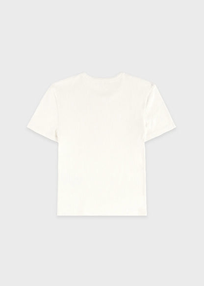 Logo Ribbed Baby Tee