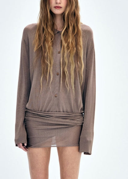 Solin Shirt Mini Dress