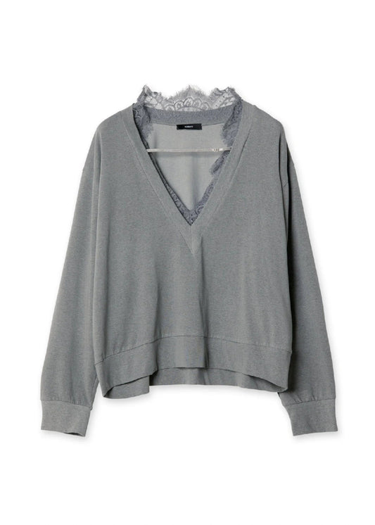 Slip V-neck Tshirt