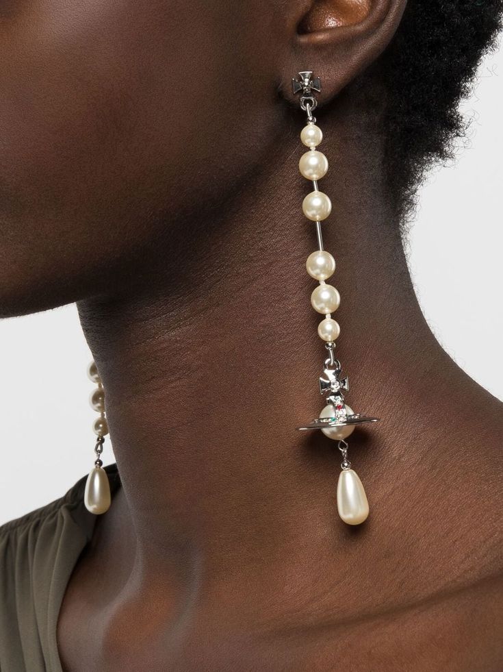 Broken Pearl Earrings