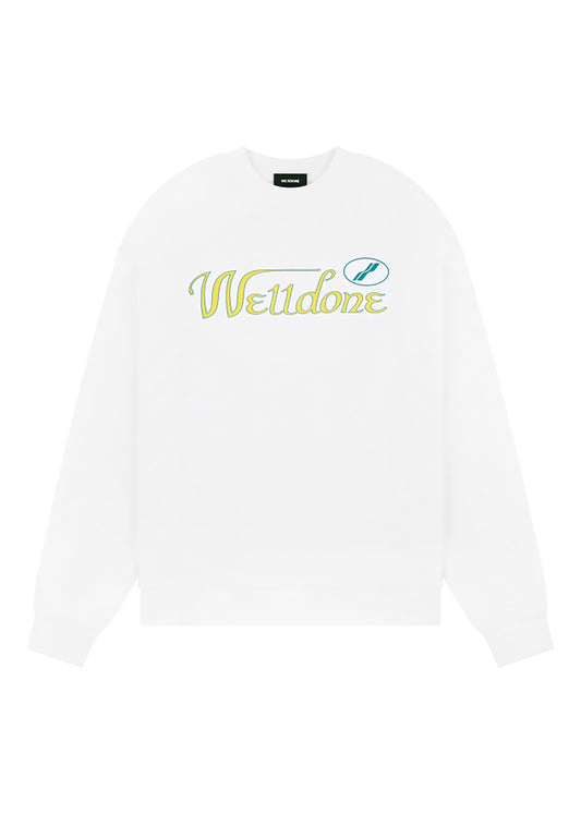 Colorful Cursive Logo Fleece Sweatshirt