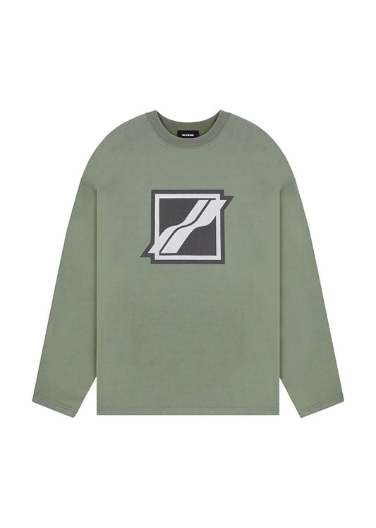 Square Logo Long-sleeved T-shirt