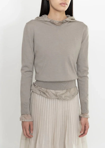 Wool V-neck Knit