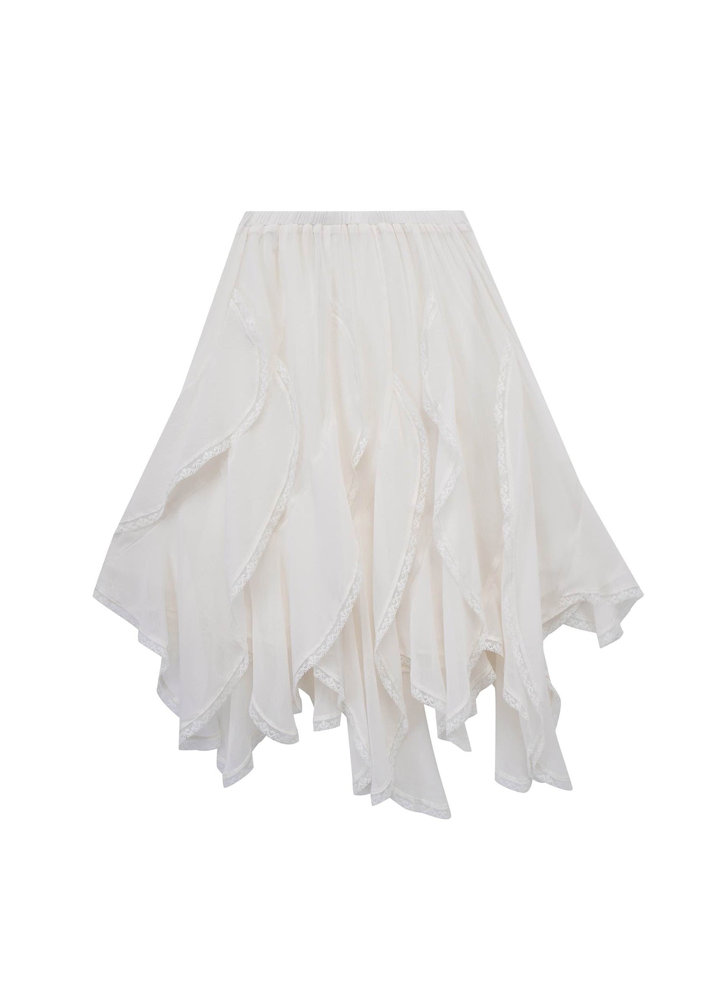 Lace Ruffle Skirt