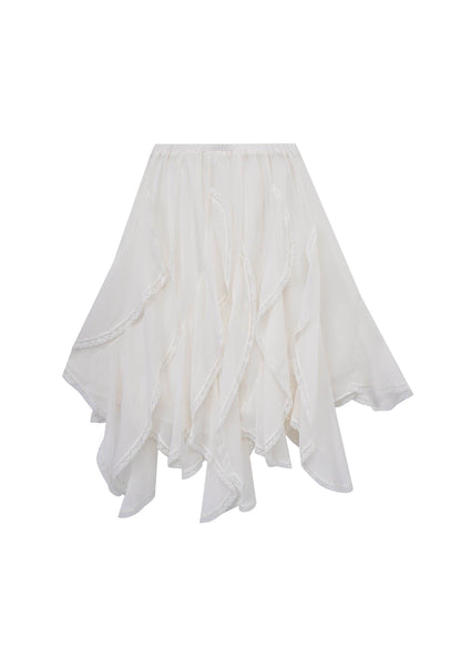 Lace Ruffle Skirt