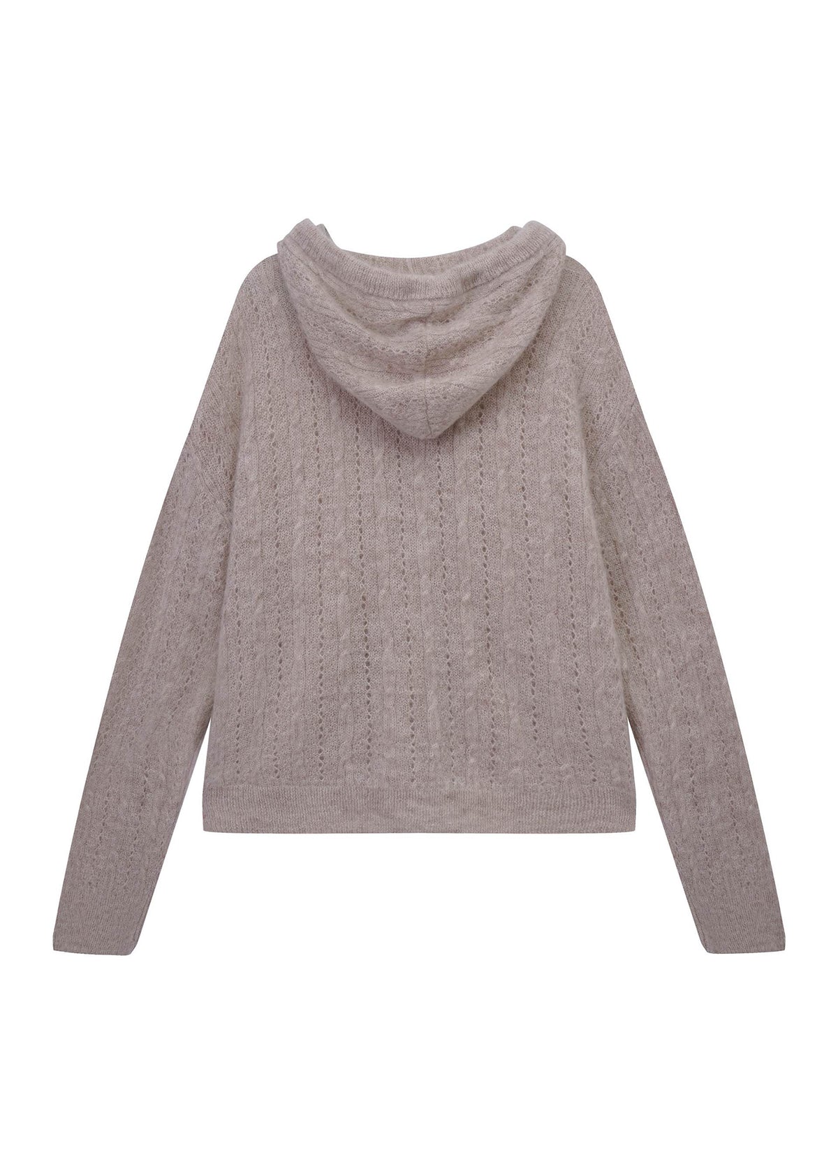 Oversized Hooded Cardigan