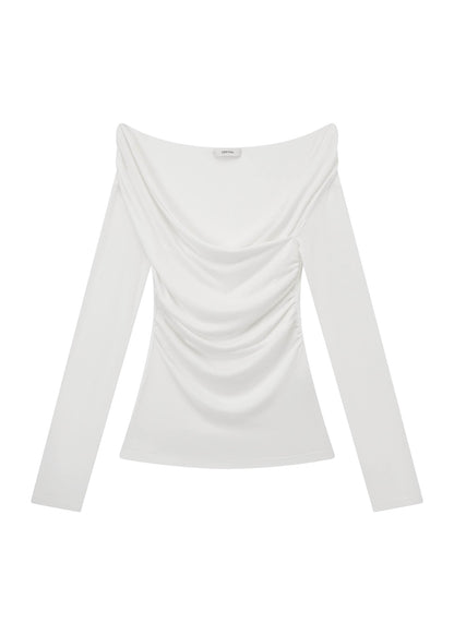 Wrapped Long-sleeved Top