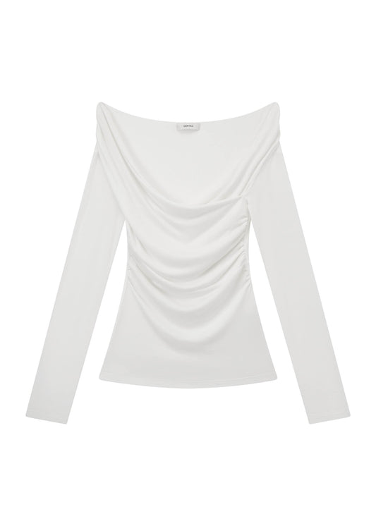 Wrapped Long-sleeved Top