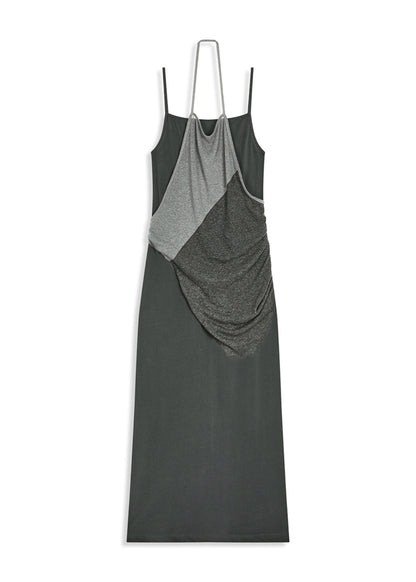 Layered Halter Neck Dress